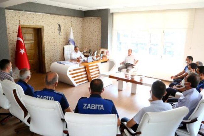 BAŞKAN CABBAR, ZABITA HAFTASINDA PERSONELİYLE BİR ARAYA GELDİ