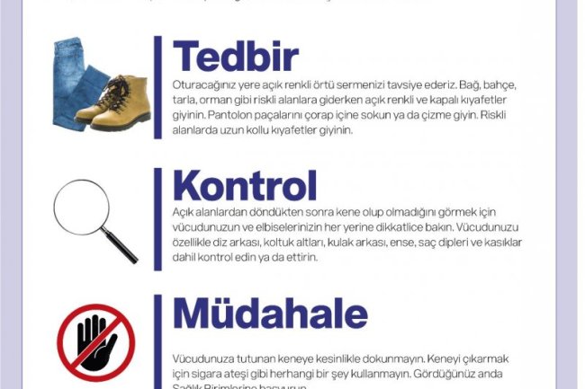 KENEYİ HAFİFE ALMAYIN, TEDBİRİ ELDEN BIRAKMAYIN