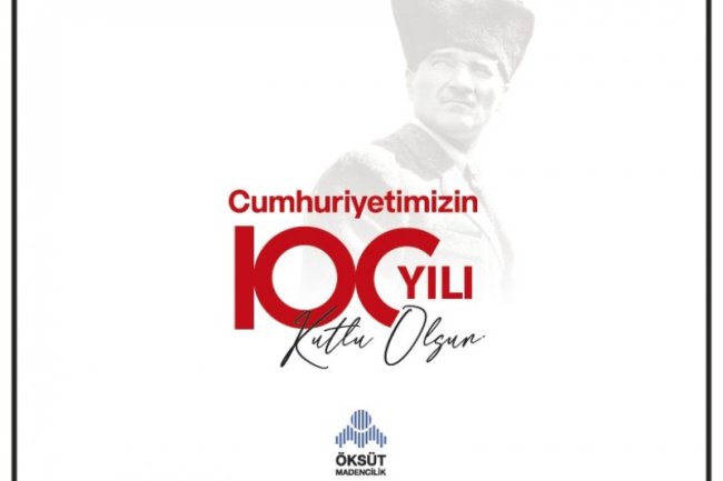 CUMHURİYETİMİZİN 100. YILI KUTLU OLSUN !