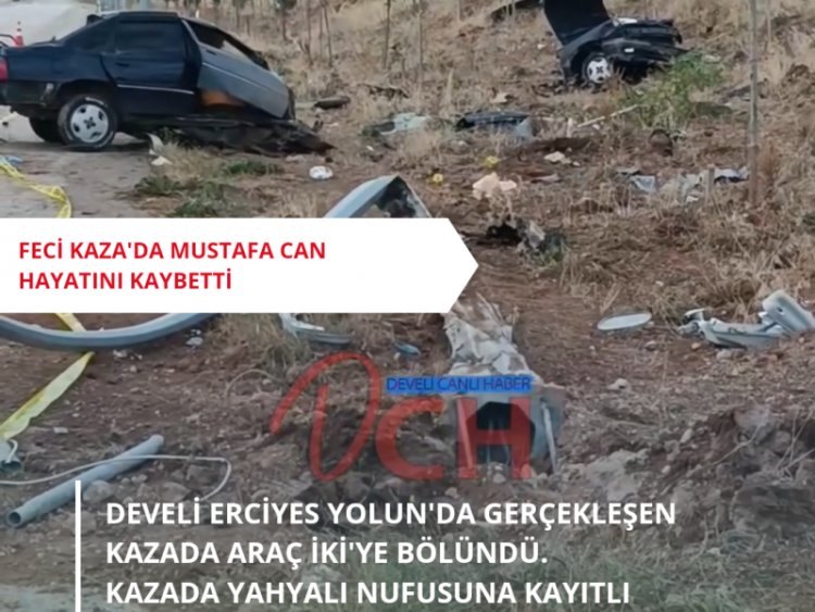 DEVELİ'DE FECİ KAZA